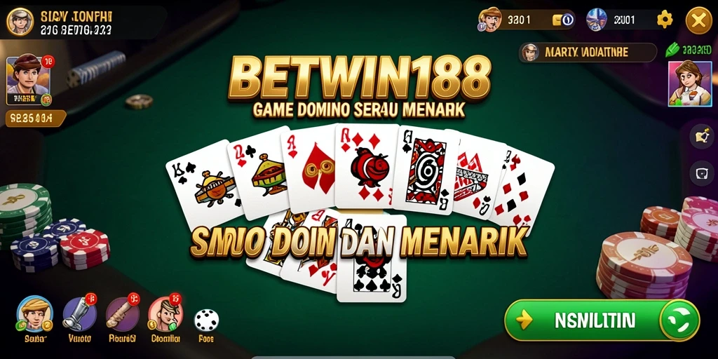 Tampilan gameplay BETWIN188 yang menarik dengan variasi permainan Domino.