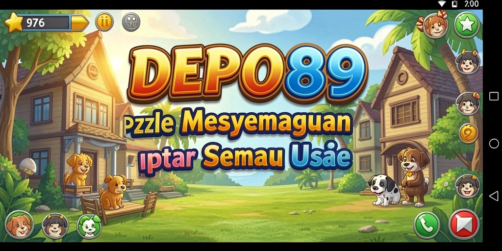 Tangkapan layar gameplay DEPO89 menampilkan tantangan puzzle yang menarik.