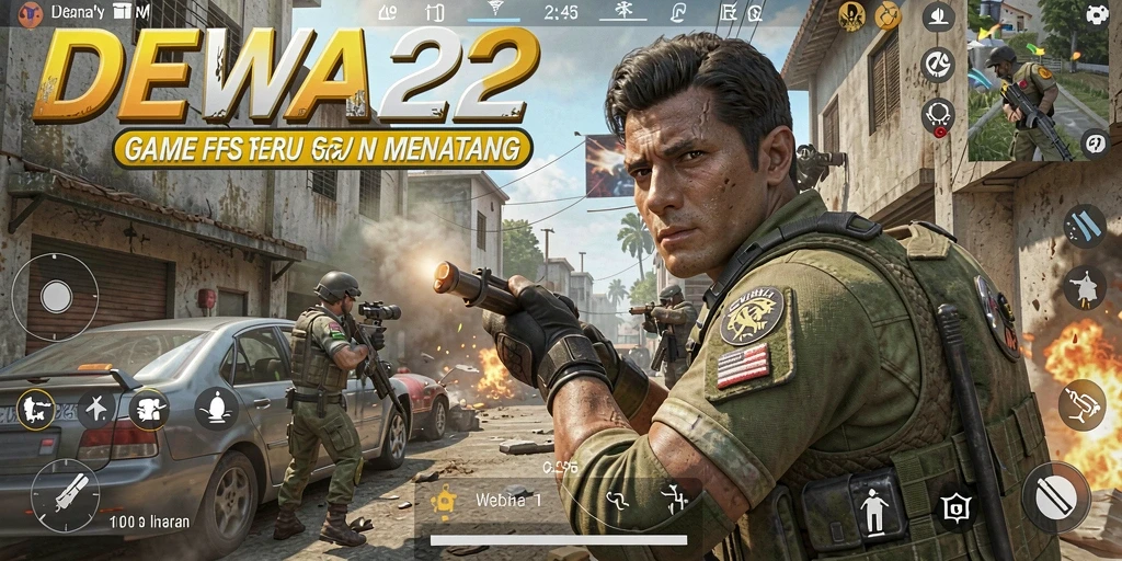 Gameplay seru DEWA22 dengan aksi FPS yang mendebarkan.