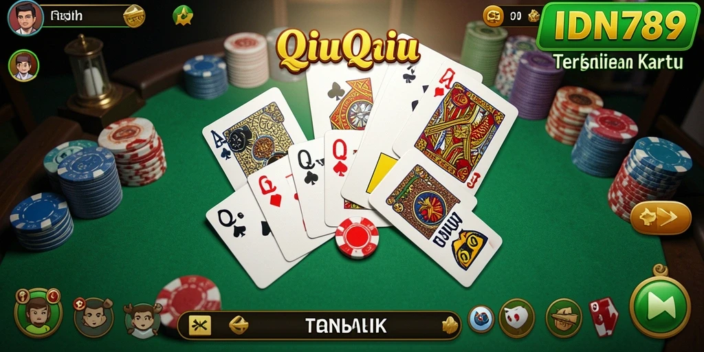 Tampilan gameplay QiuQiu yang memikat dan interaktif.