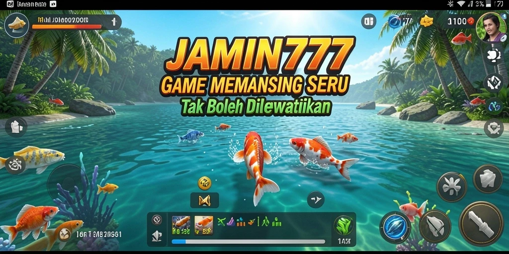 Tangkapan ikan yang realistis dan mendebarkan dalam JAMIN777.