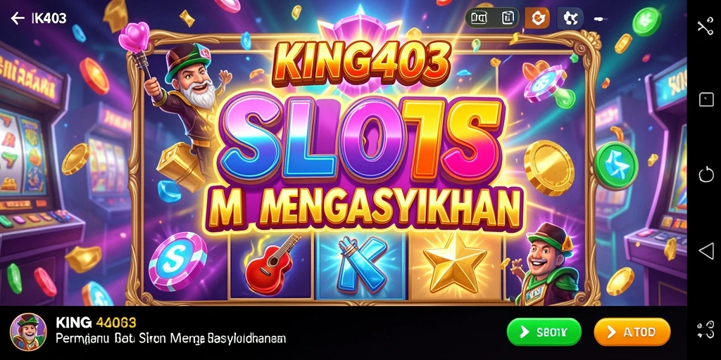 Screenshot KING403 menampilkan keseruan gameplay slot yang menawan.