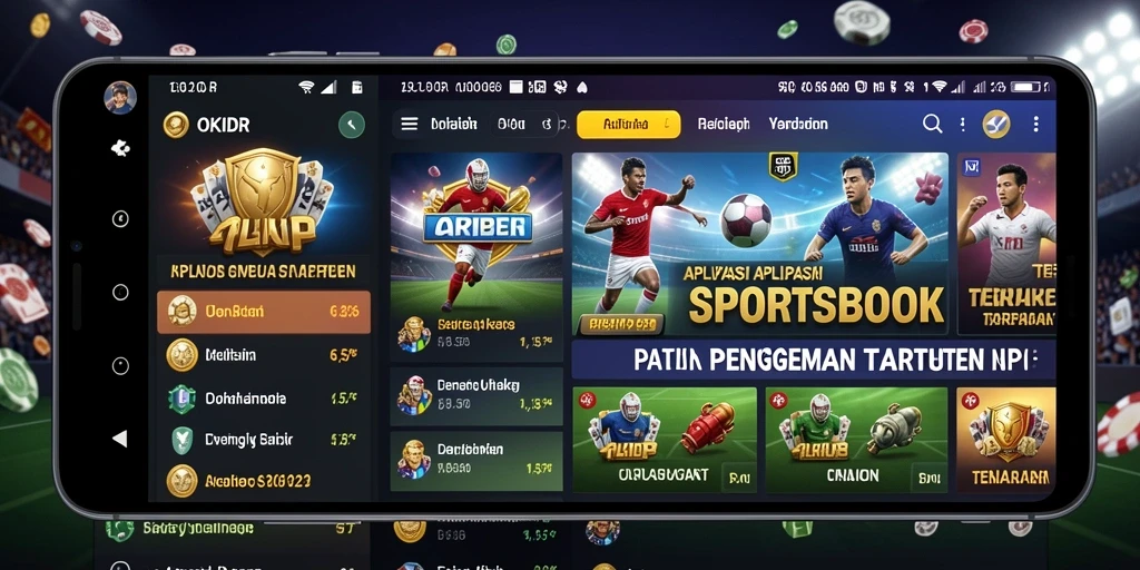 Tampilan menarik dalam gameplay taruhan olahraga di OKIDR.