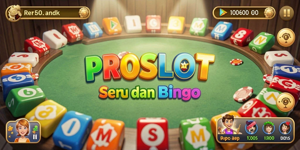 Tampilan gameplay Bingo yang seru di PROSLOT.