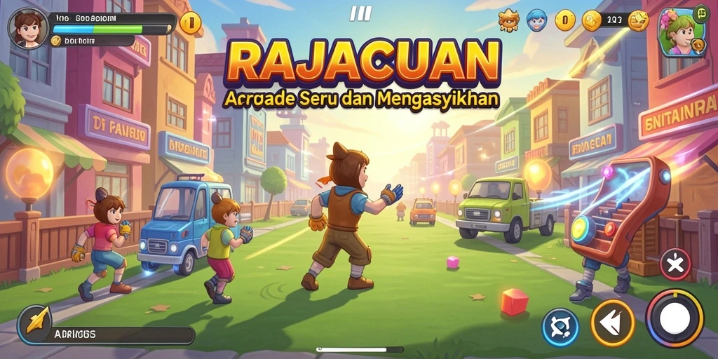 Gameplay menarik dan menantang dalam RAJACUAN.