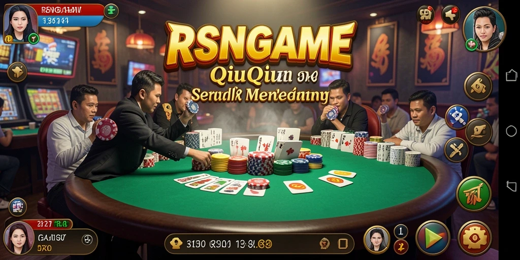 Screenshot gameplay QiuQiu yang penuh aksi dan seru.